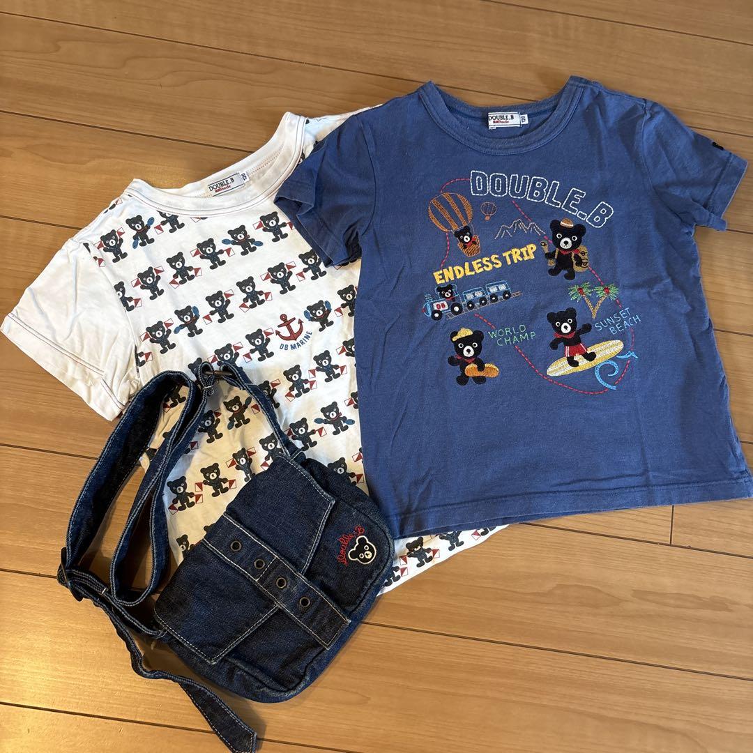 正規品質保証】 ダブルビー ミキハウス - DOUBLE.B 刺繍 120の