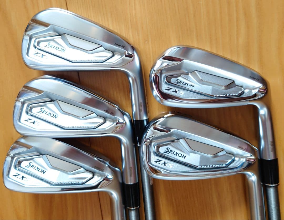 超歓迎 【ほぼ新品】ZX5 Mk-II アイアン5本組 スチールファイバーi80S