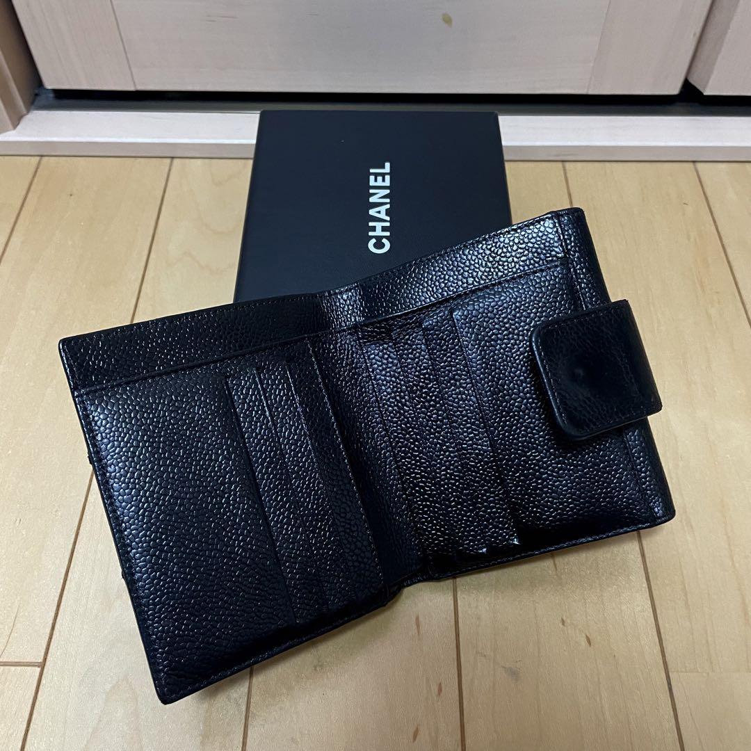 ○CHANEL シャネル 三つ折り財布