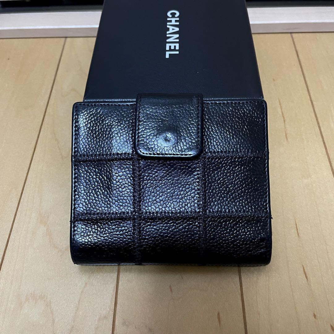 ○CHANEL シャネル 三つ折り財布