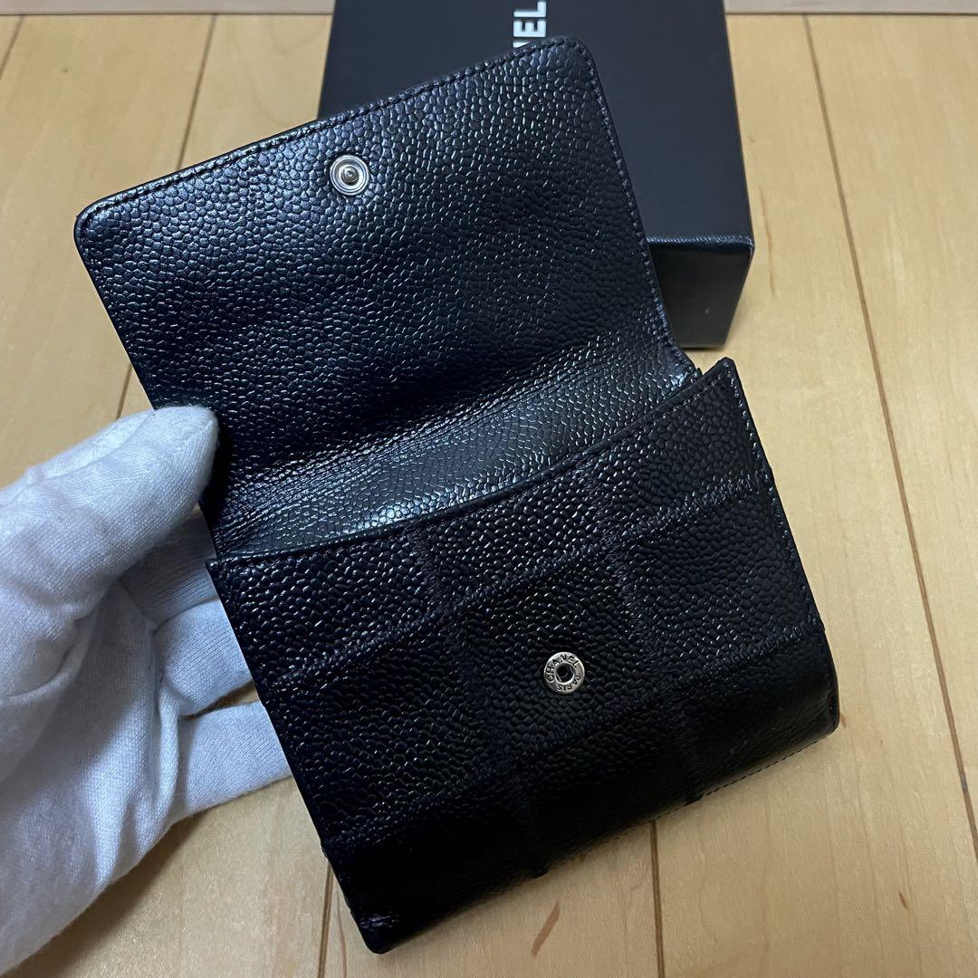 ○CHANEL シャネル 三つ折り財布