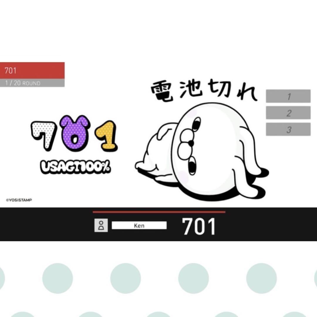 ダーツライブカード あかーん うさぎ100% - メルカリ