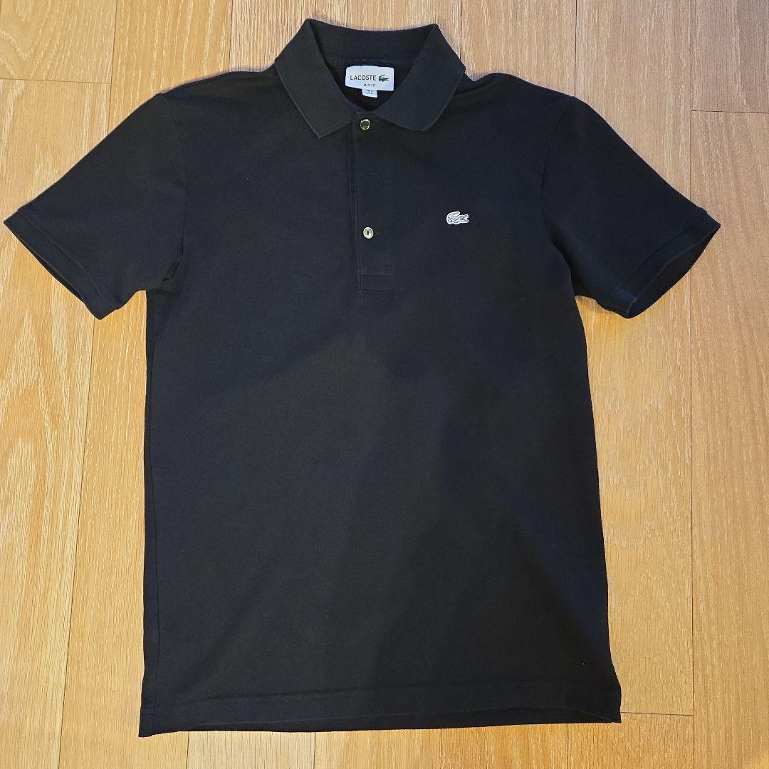 ラコステ LACOSTE スリムフィットソリッドポロシャツ（半袖