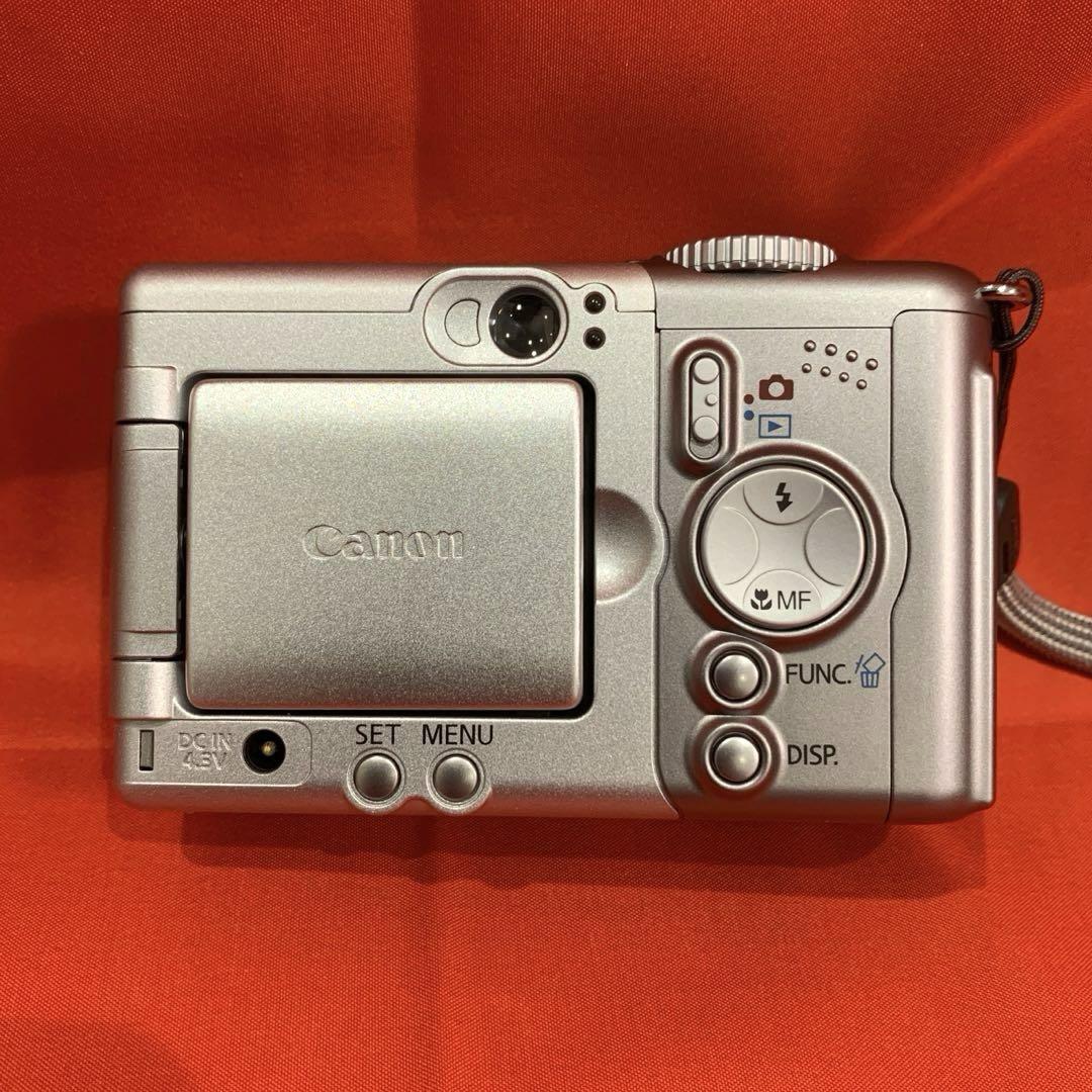 【ジャンク】CANONデジタルカメラPowerShot A80 付属品付き