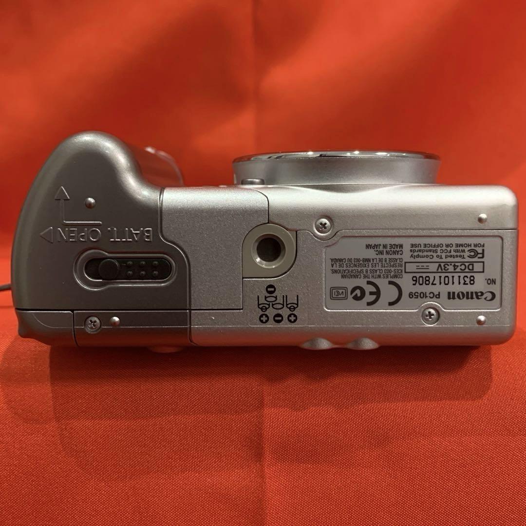【ジャンク】CANONデジタルカメラPowerShot A80 付属品付き