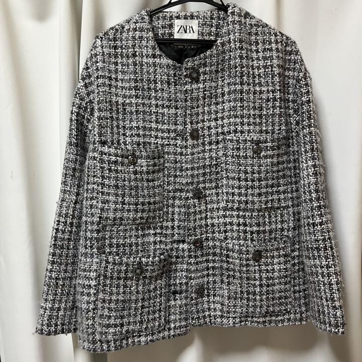 セール新作 ZARA 山本月 ビジュー ツイード ジャケット qrYVW-m32335823327 在庫あ定番