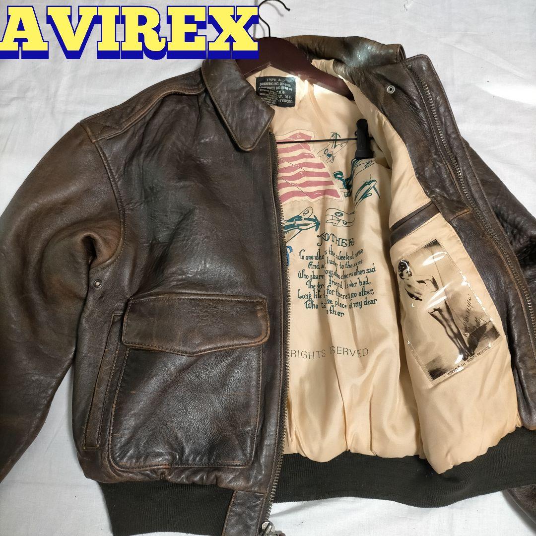 ブラック系,S【新作入荷!!】 AVIREX type A-2 本革 レザー フライトジャケット フライトジャケット ジャケット/アウターブラック系S¥11,500-shibuya-nob.com 販売卸し売り アヴィレックス フライトジャケット A-2 レザージャケット