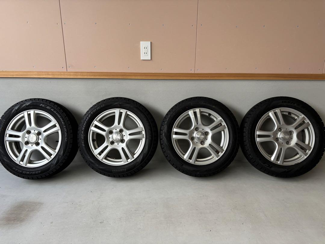 ピレリ19年製 155/65R14 アイスアシンメトリコ　スタッドレス