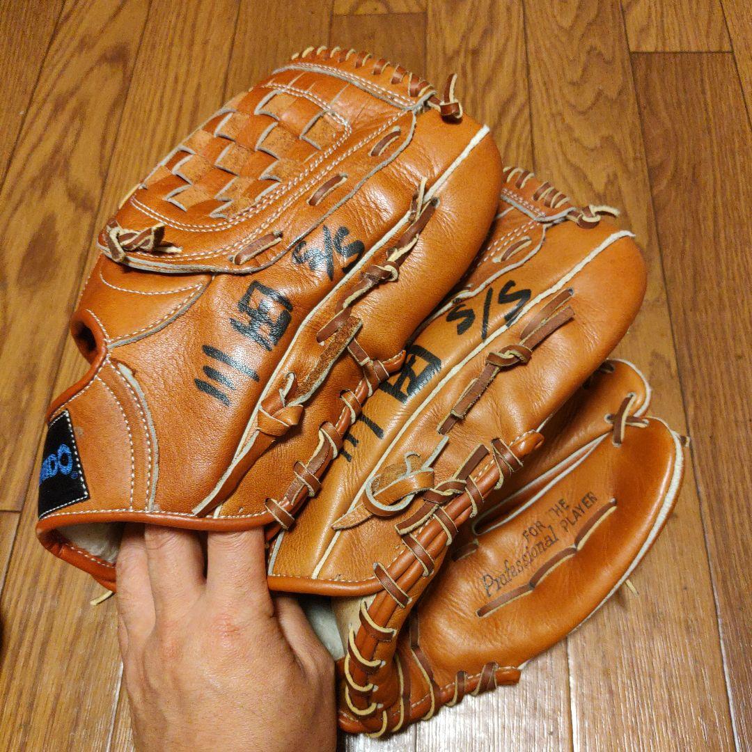 キャッチボールセット 大人用 軟式レザーグラブ＋ボール