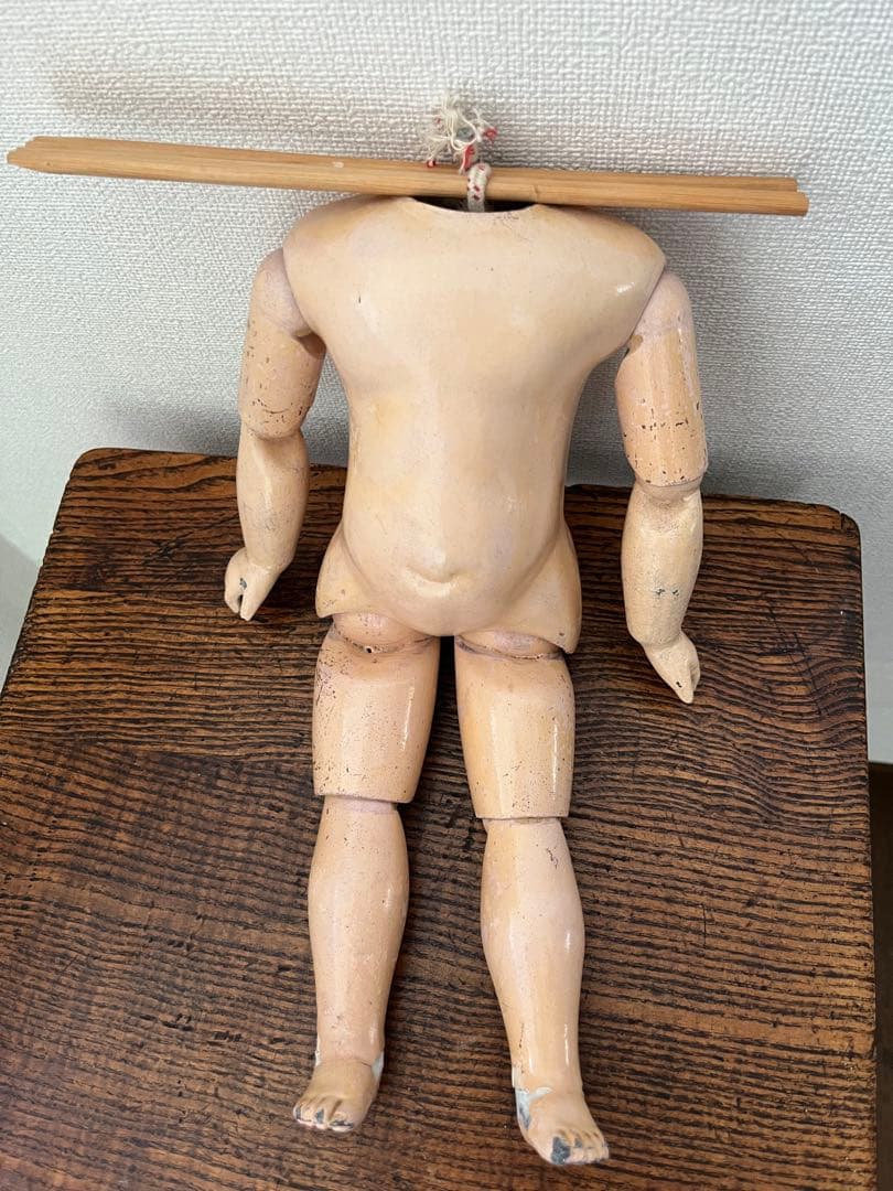 アンティークドール　ボディのみ　6号くらい