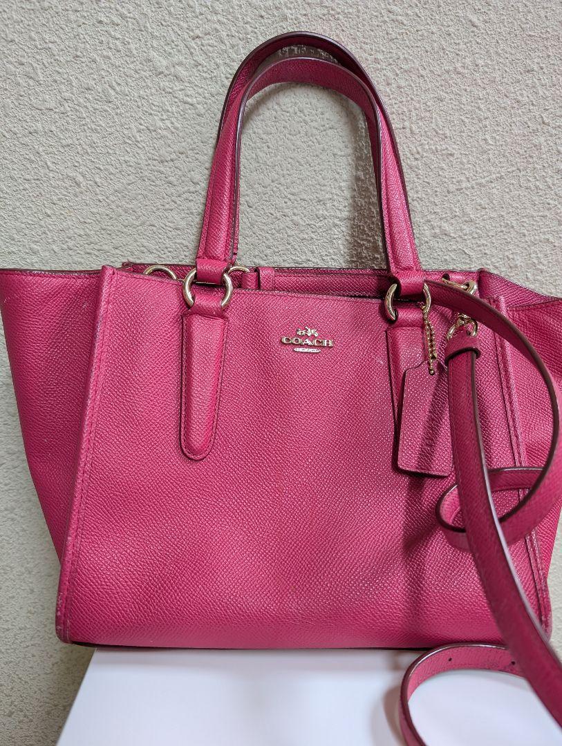【ショルダーバッグ】Coach ピンク☆