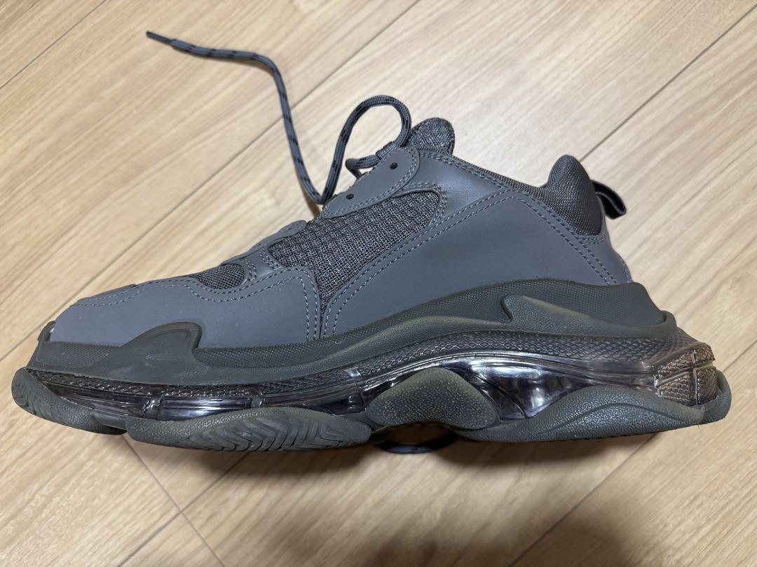 【BALENCIAGA】トリプルS グレー 43 レア 美品 銀座正規店購入