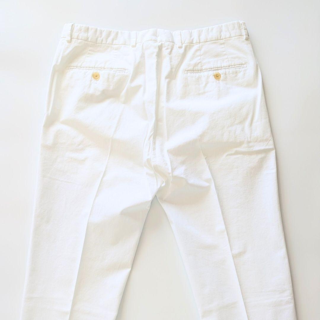 RALPH LAUREN PURPLE LABEL ホワイトチノスラックス