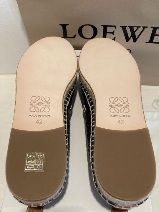 ブラック系,25.5cmセール特価ロエベ LOEWE 未使用品 新品 フラット ...