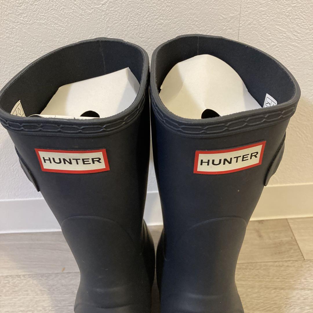HUNTER  レインブーツ 24cm ミドル丈 長靴