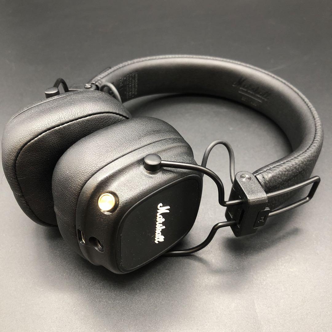 即決 Marshall マーシャル MAJOR Ⅳ ブラック - ヘッドホン激安