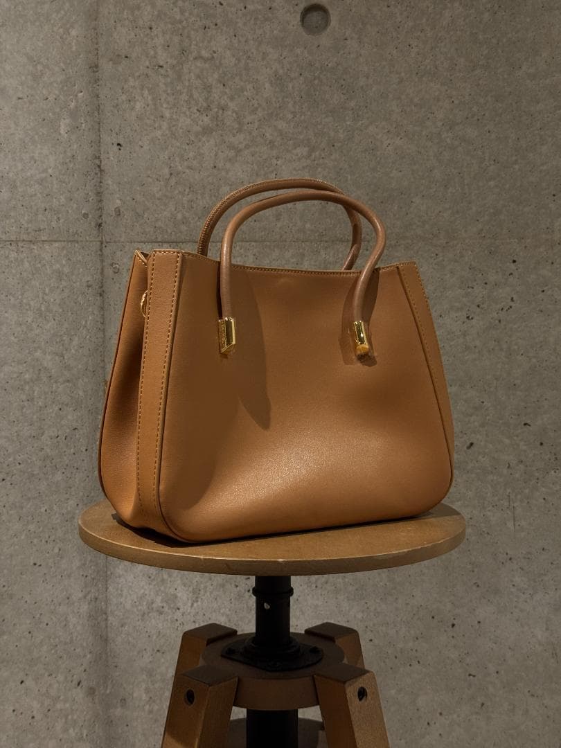 S AIME Leather Handle Tote Bag目立った傷や汚れなし MERCADOAVALIA_COM_BR