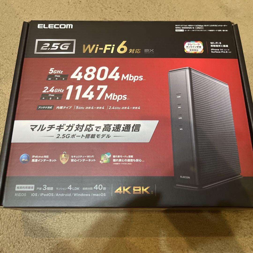 エレコム　WRC-X6000QS-G