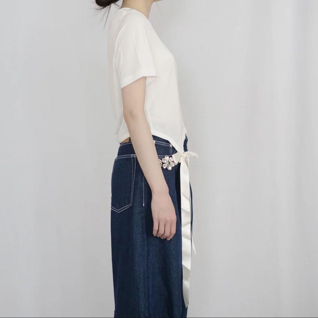 新品未使用SIMONE ROCHAリボンカットソー IVORY サイズM 新品未使用SIMONE ROCHAリボンカットソー IVORY サイズM - メルカリ