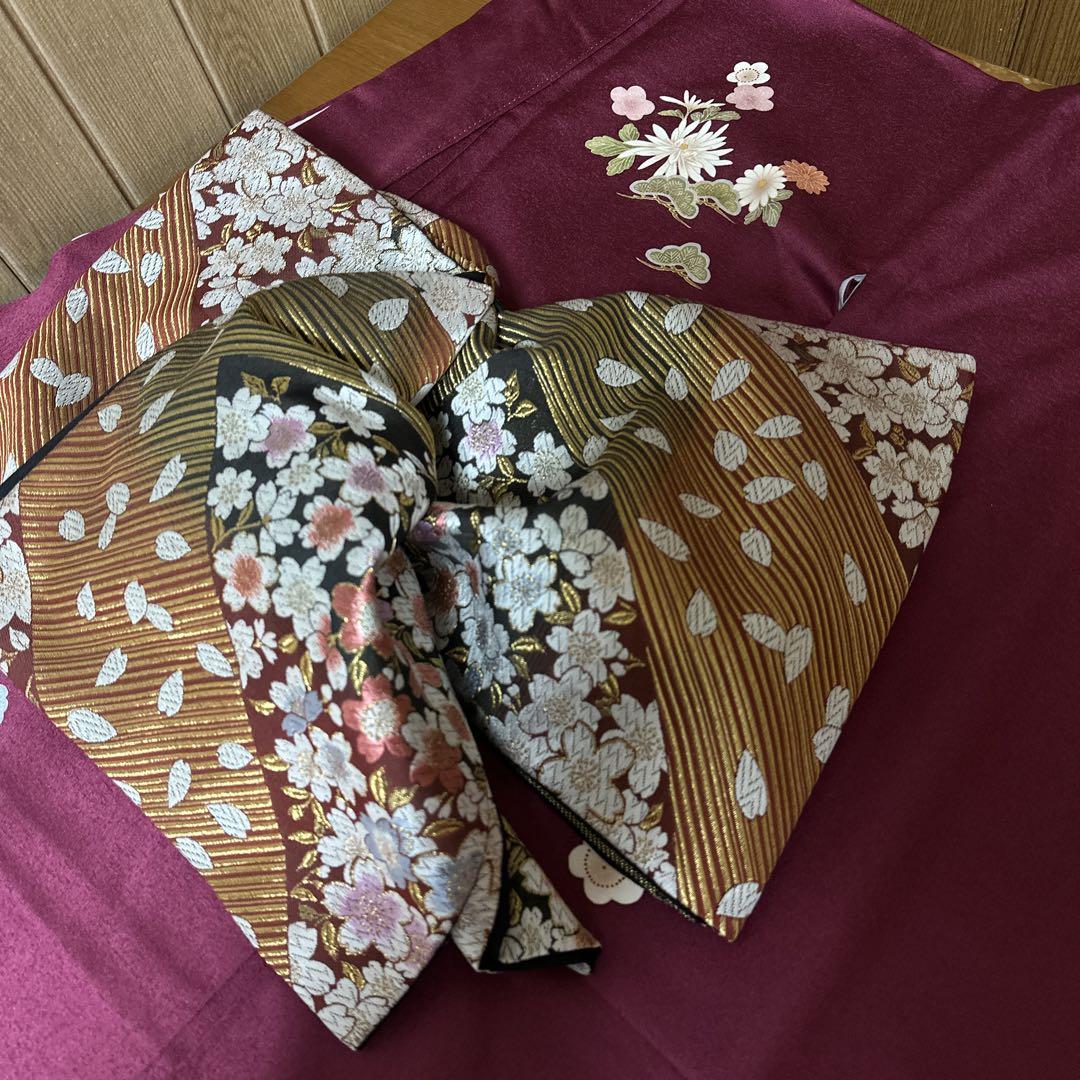 正絹振袖 袋帯 長襦袢 小物セット 18ー02 画像14
