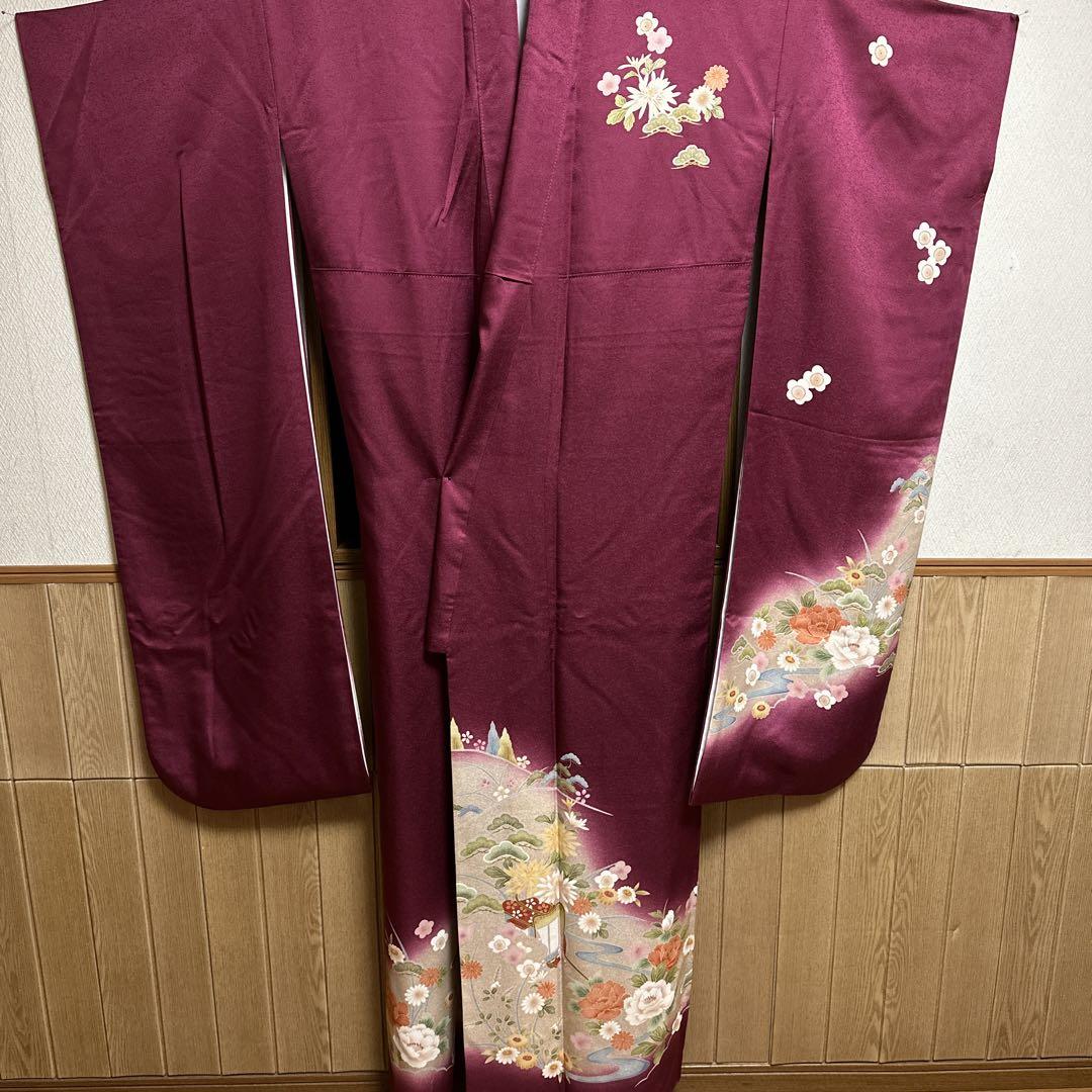 正絹振袖 袋帯 長襦袢 小物セット 18ー02 画像8