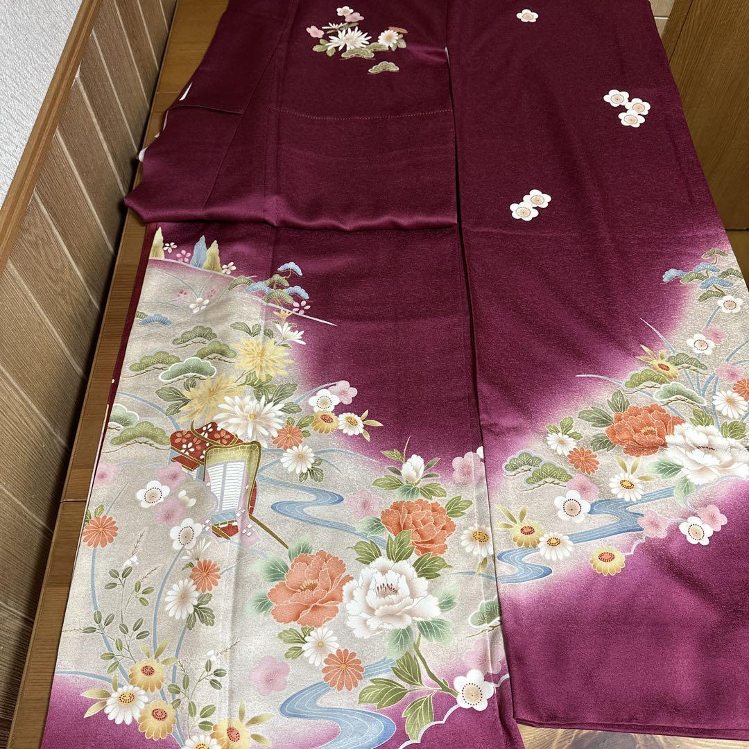 正絹振袖 袋帯 長襦袢 小物セット 18ー02 画像9