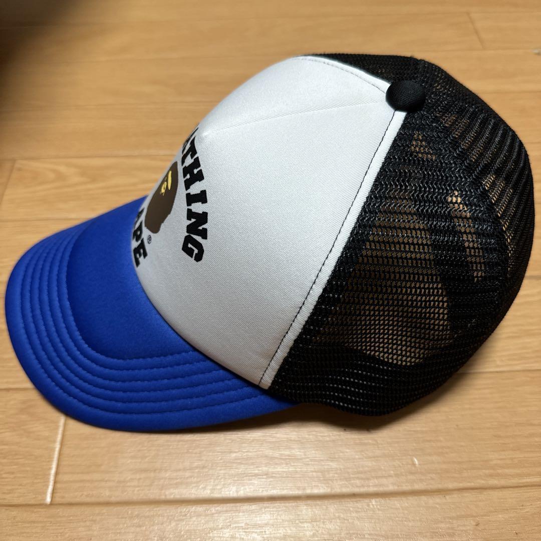 A BETHING APE キャップ ブルー