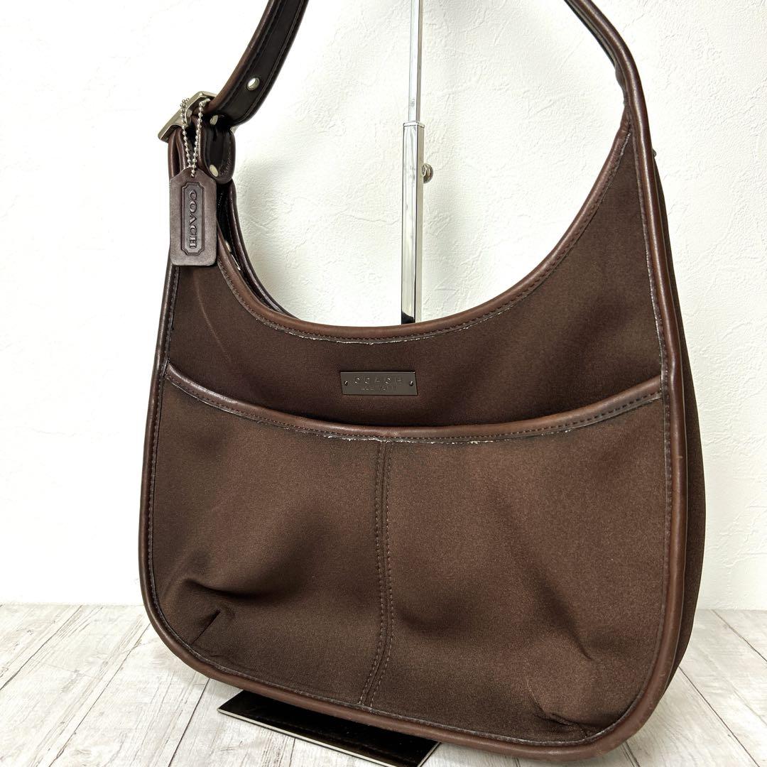 COACH オールドコーチ　エルゴ　ホーボー　ワンショルダー　ブラウン