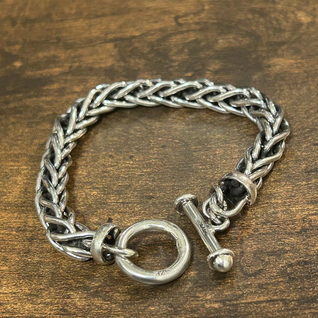 希少 メキシカンジュエリー ブレスレット シルバー925 タスコ