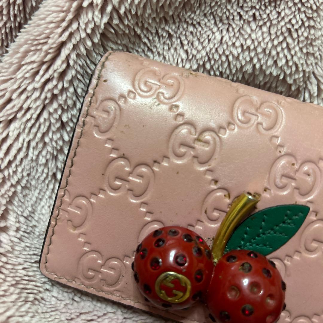 アウトレット ショップ 通販ファッション - GUCCI 二つ折り財布 ピンク アウトレット ショップ 通販ファッション - GUCCI 二つ折り財布 ピンク
