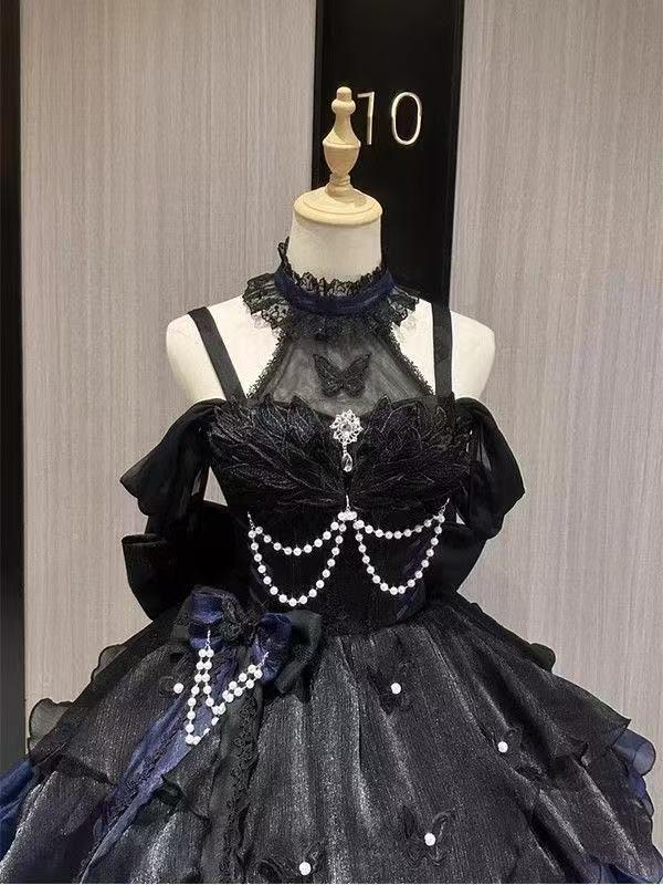 お嬢様 かわいい メイド衣装 ワンピース 可愛いドレス ロリータ 仮装ゴスロリ