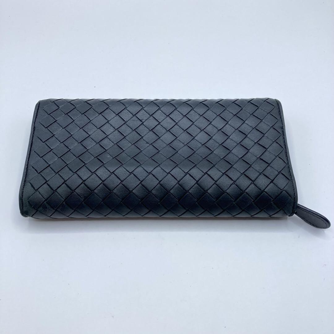 Bottega Venetaボッテガヴェネタ 長財布 イントレチャート ブラック