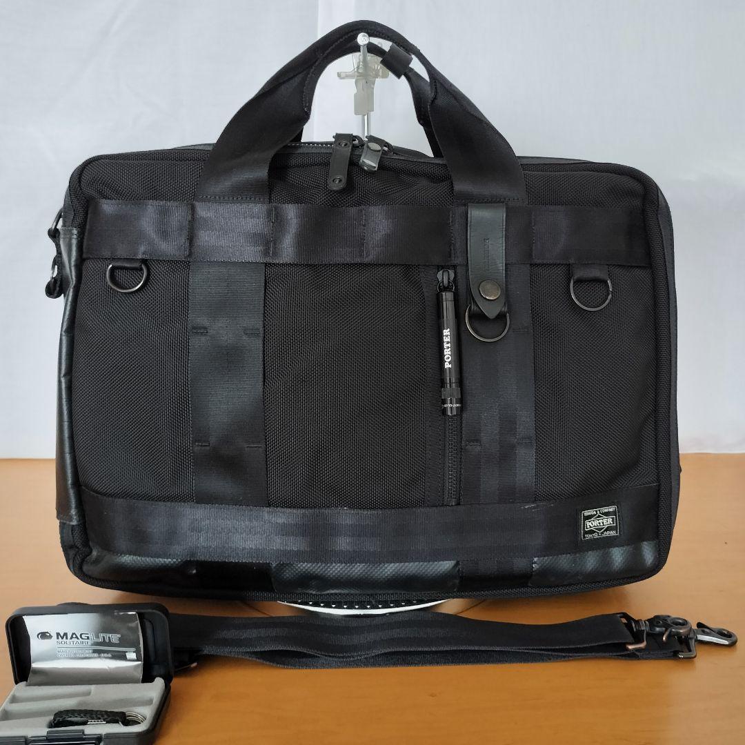 良品 PORTER ポーター ヒート 3way ブリーフケース リュック