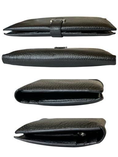 美品 HERMES エルメス ベアン クラシック 長財布 ブラック ▢I刻印