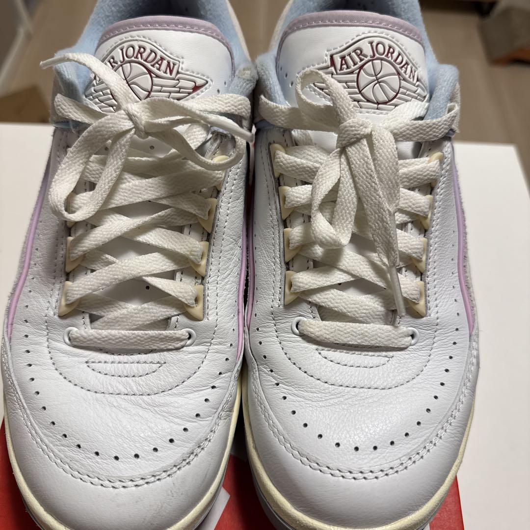 Air Jordan 2ホワイト/パープル シューズ