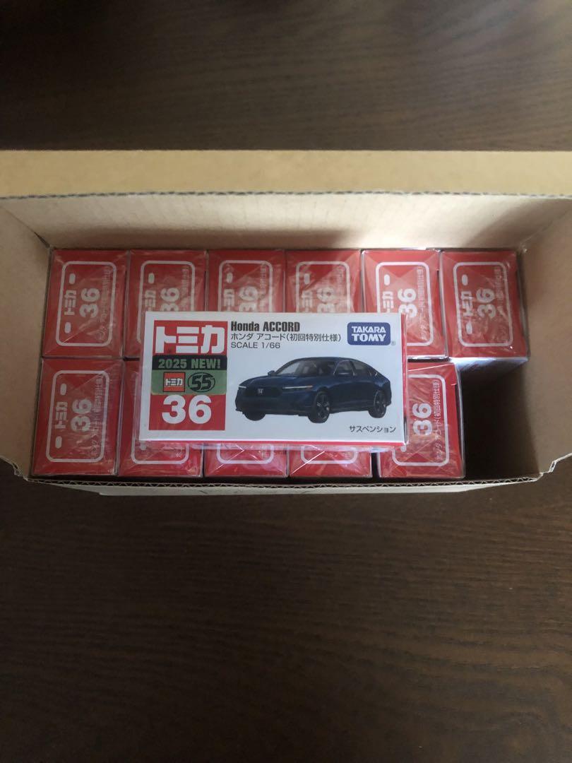 タカラトミー トミカ No.36 ホンダ アコード(初回特別仕様) ×12