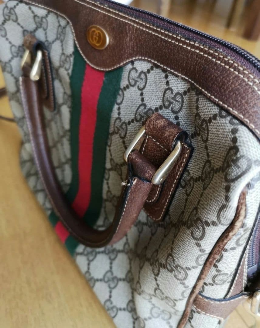 最終価格 オールドグッチ 2way バッグ シェリーライン 最終価格 オールドグッチ 2way バッグ シェリーライン