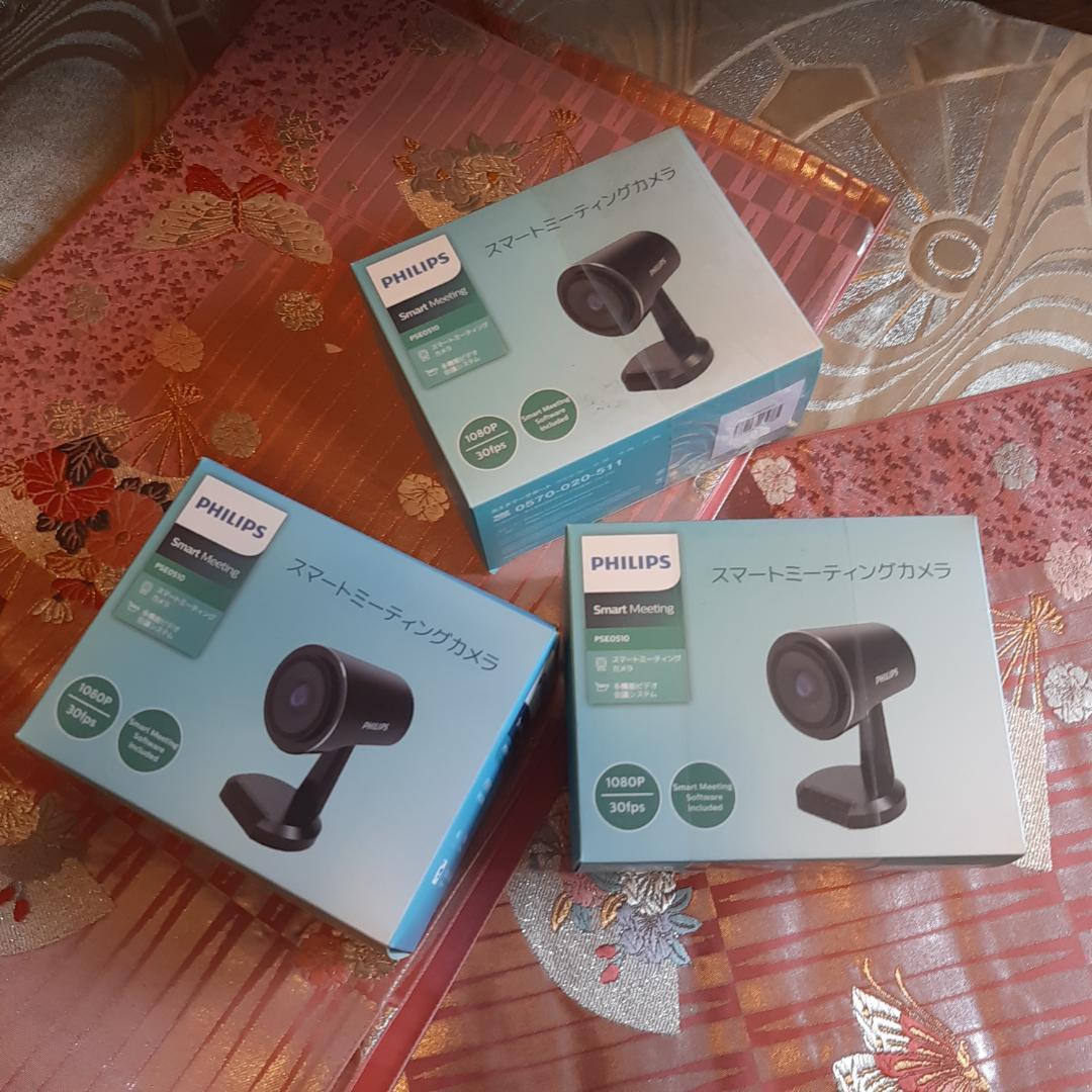 3個セット PHILIPS WEBカメラ 外付タイプ 新品 未開封