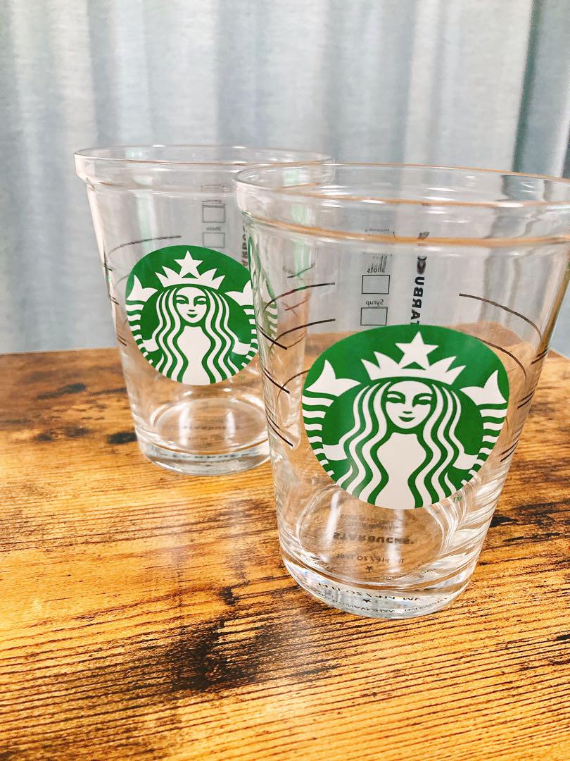 【残り2個！】2個セット スターバックスコールドグラス 414ml