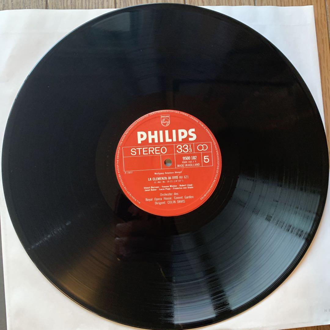 モーツァルト:ティトの慈悲/ デイヴィス指揮ロイヤルオペラハウス77年オランダ盤