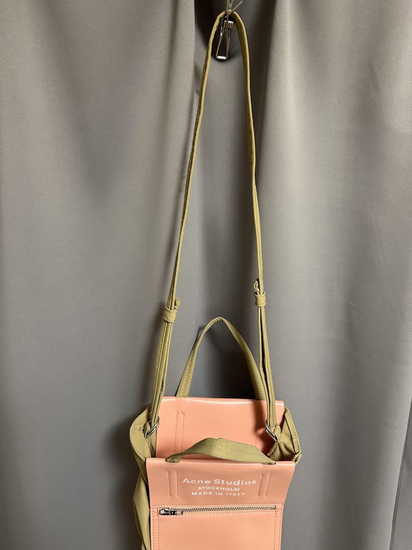 Acne Studios ショルダーバッグ　ベージュ　ピンク