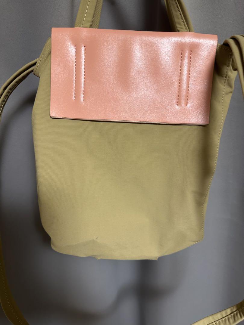 Acne Studios ショルダーバッグ　ベージュ　ピンク