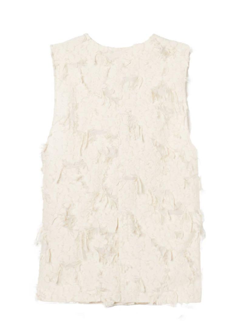 【新品未使用品】marte  sahara　Cut Jacquard Vest
