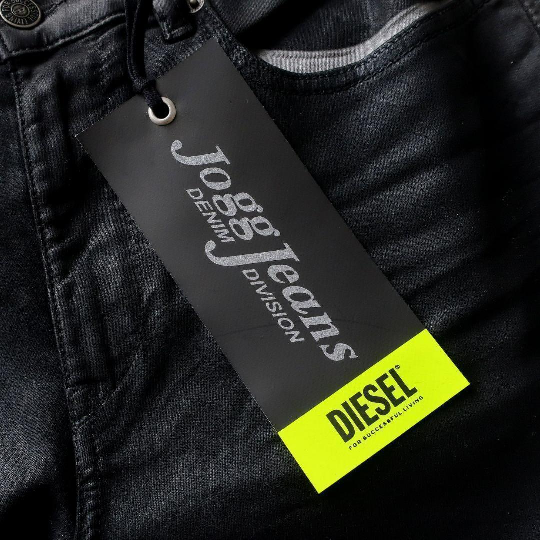 新品 DIESEL ジョグジーンズ スリム ジーンズ デニム ブラック W32 by メルカリ