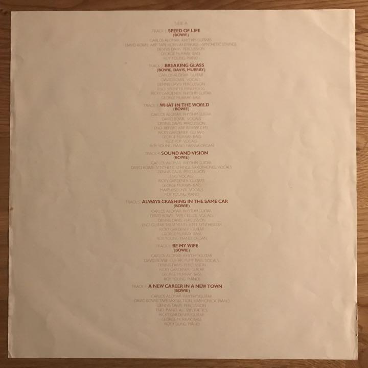 David Bowie – Low アナログレコード LP 洋楽