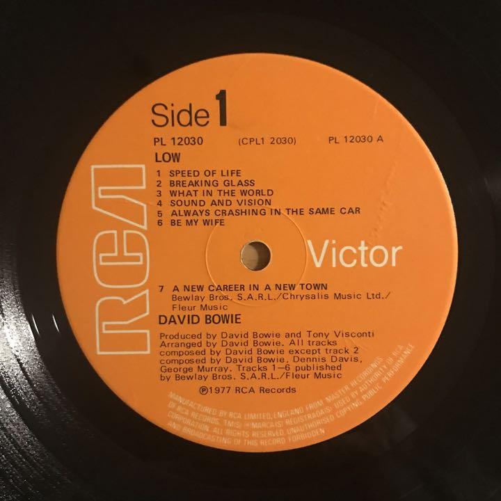 David Bowie – Low アナログレコード LP 洋楽