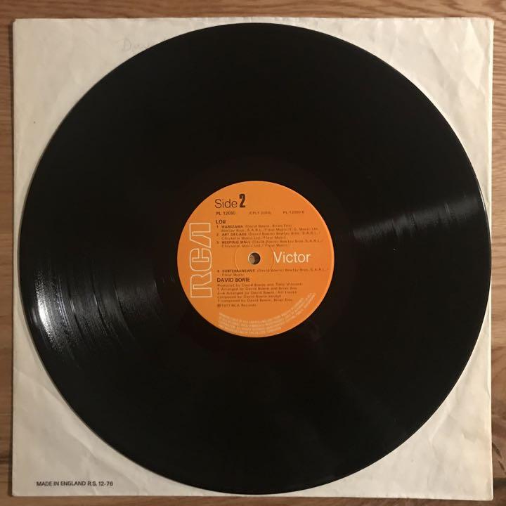 David Bowie – Low アナログレコード LP 洋楽