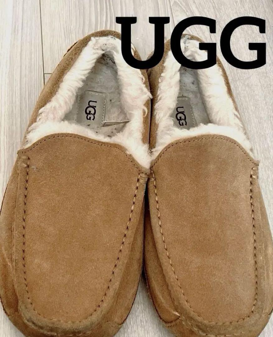 UGG ムートンモカシンブラウン　27