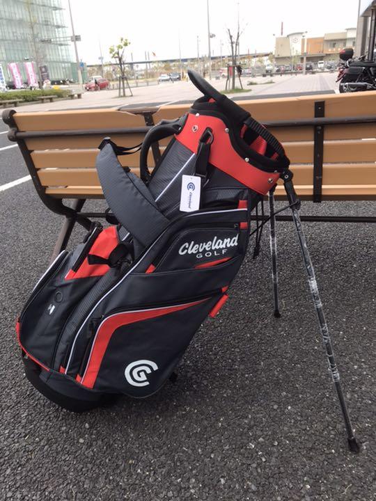 クリーブランド 赤黒　14分割　スタンド　キャディバッグ  キャディーバッグ