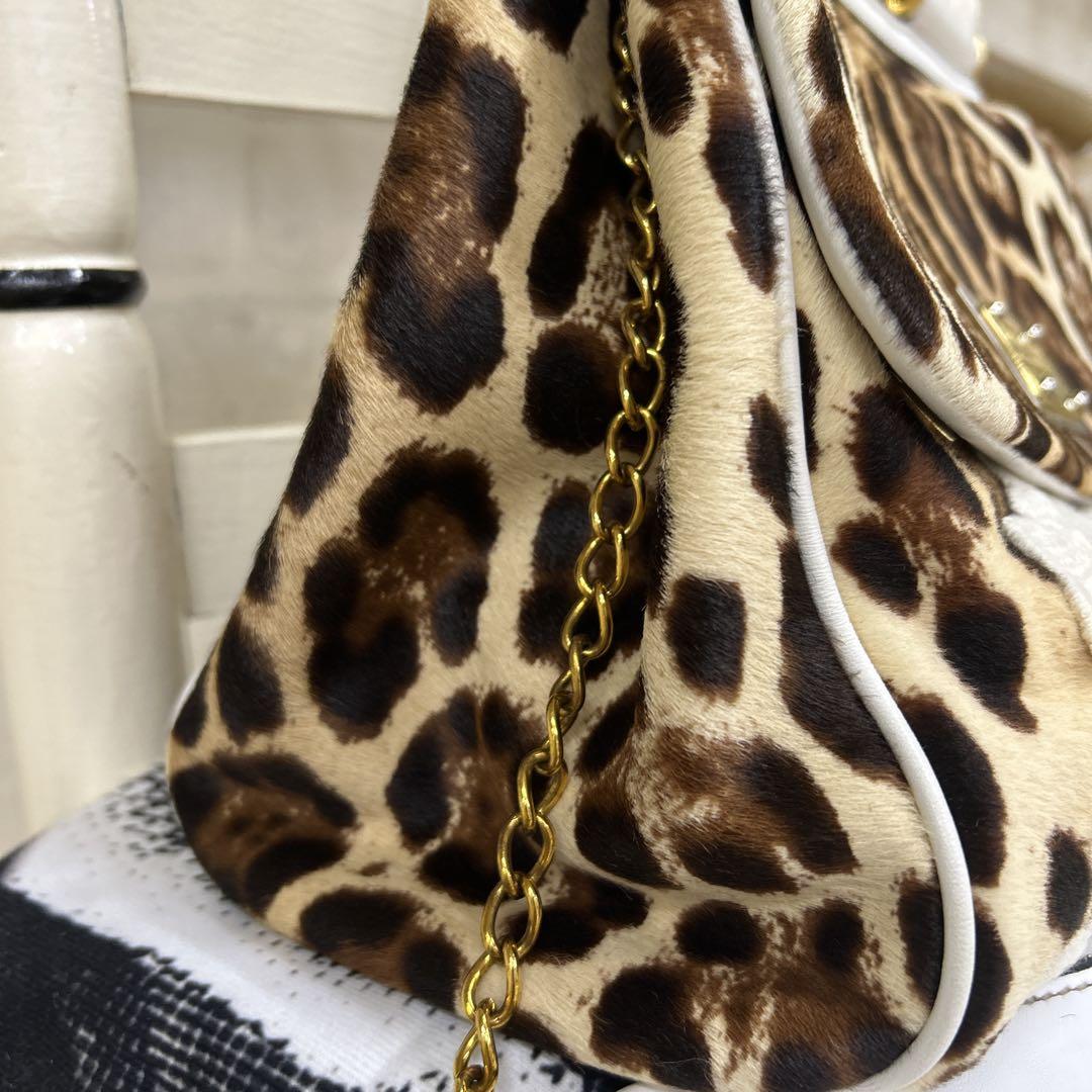 世界的に有名な ❣️D＆G ハンドバック 豹柄&レース アート‼️ - メルカリ バッグ